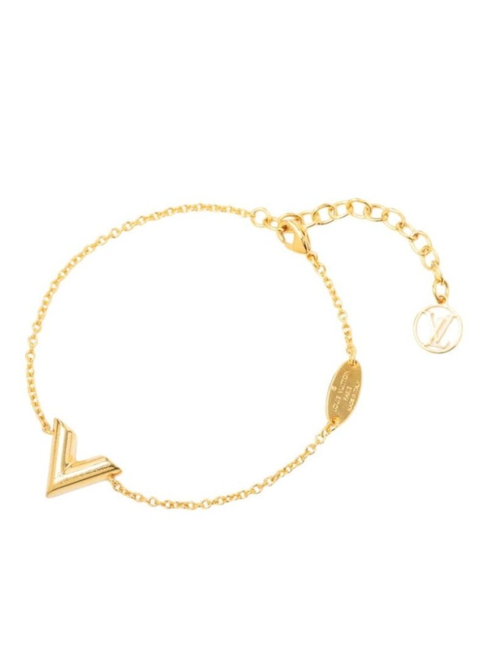Louis Vuitton Essential V Bracelet Gold Plated